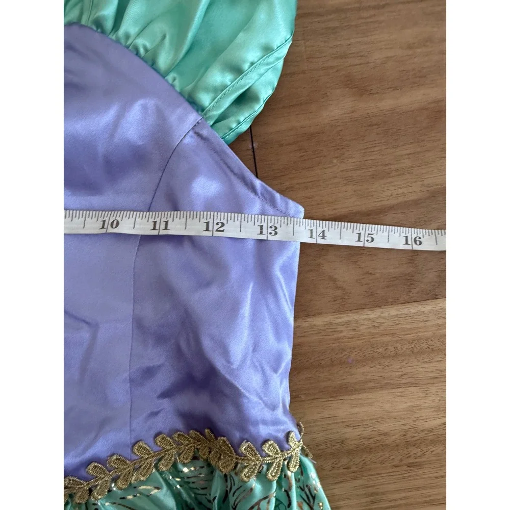 Disney Ariel The Little Mermaid Deluxe Nightgown Dress Girls Size 7/8